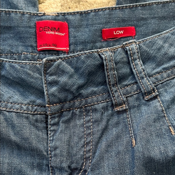 Low rise wide leg denim - Picture 2 of 8